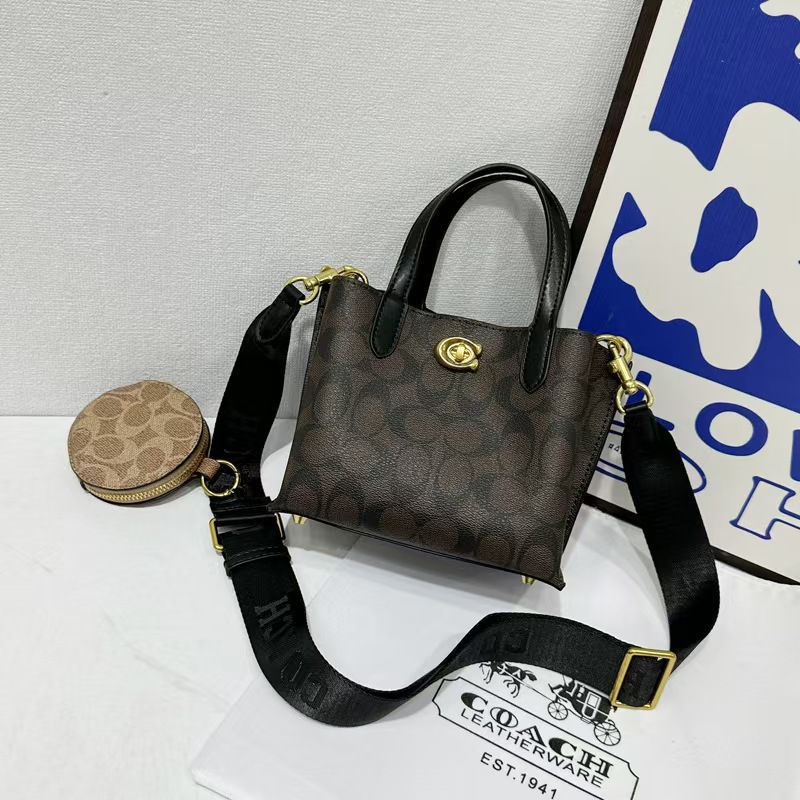WhatsApp Image 2025-02-23 at 12.41.40 AM Coach Willow Pochette 18 Coffee Crossbody Bag (With Box)