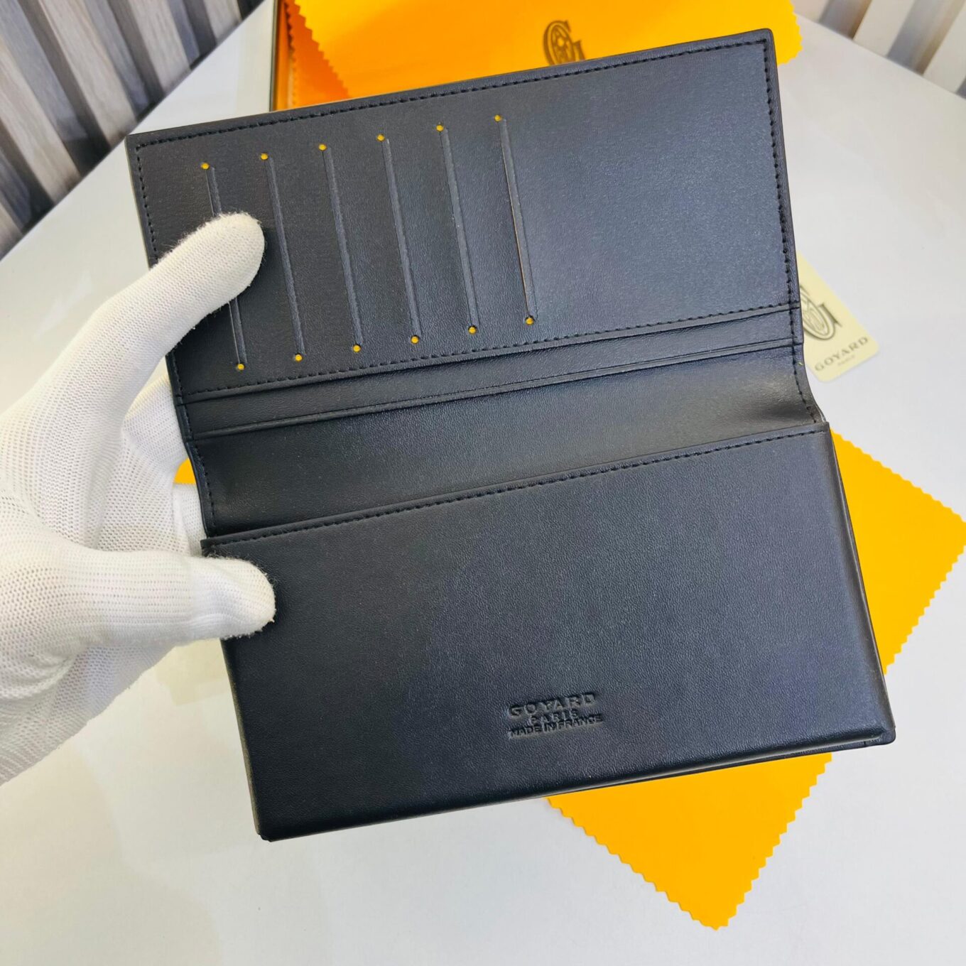 Goyard Grenelle Black Long Premium Wallet