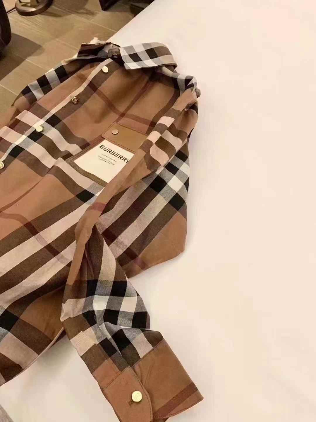 WhatsApp Image 2025-03-01 at 6.26.56 PM Burberry Brown Signature Shirt