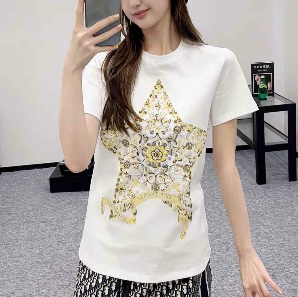 Christian Dior Monogram White T-shirt