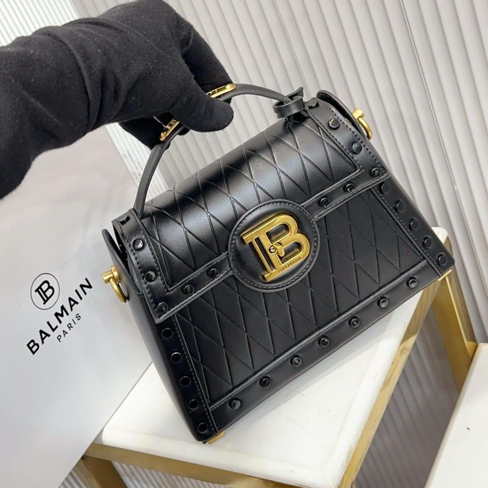 WhatsApp Image 2025-03-03 at 6.13.04 PM Balmain B Buzz Dynasty Black Color Hand Bag (With Box)