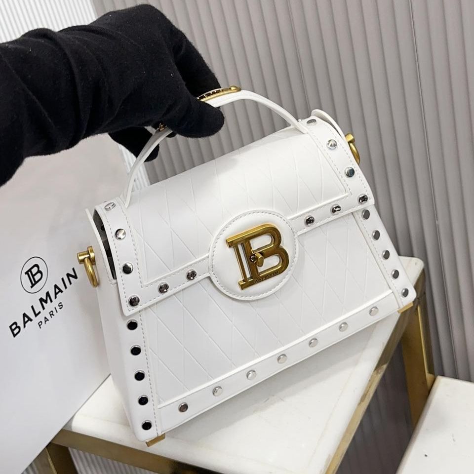 WhatsApp Image 2025-03-03 at 6.16.08 PM Balmain B Buzz Dynasty White Color Hand Bag (With Box)