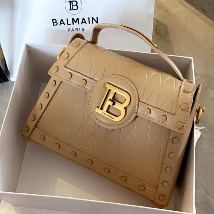 WhatsApp Image 2025-03-03 at 6.20.07 PM Balmain B Buzz Dynasty khaki Color Hand Bag (With Box)