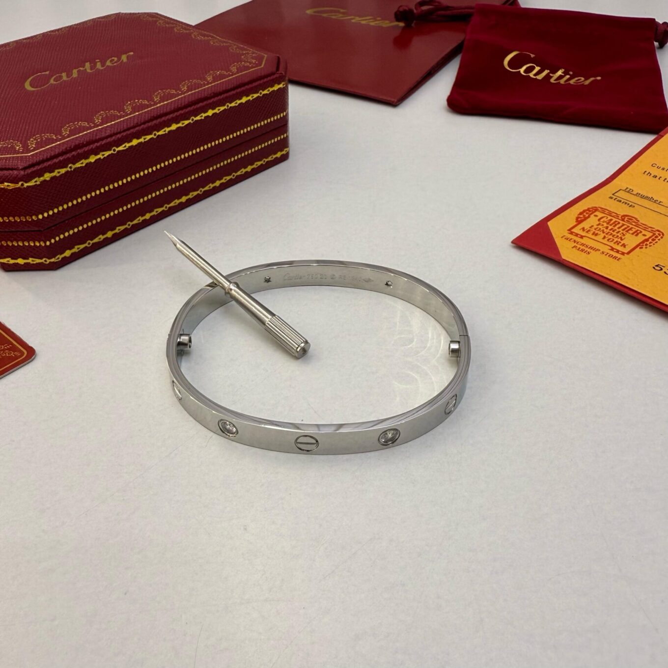 Cartier Silver Love Bracelet