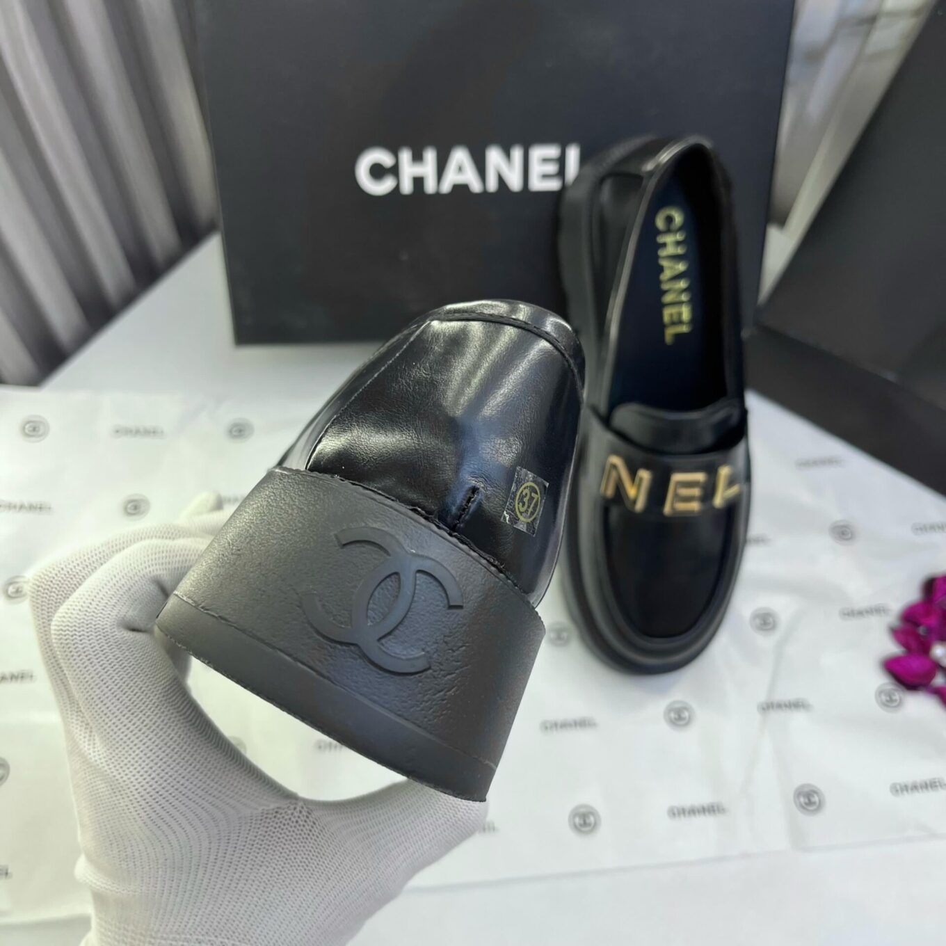 WhatsApp Image 2025-04-04 at 5.41.50 PM Chanel Black Mocassin Loafer