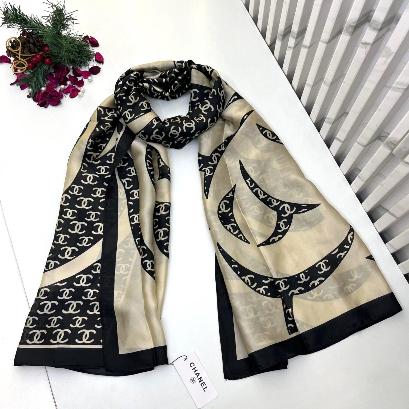 WhatsApp Image 2025-05-01 at 4.52.46 PM (2) Chanel Silk Stole