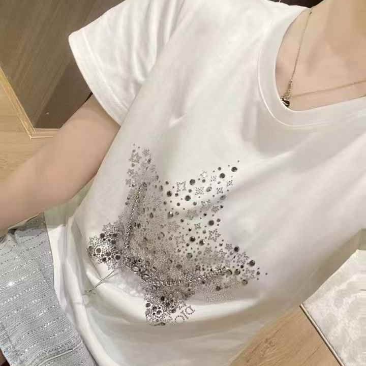Dior Silver Stone White T-shirt
