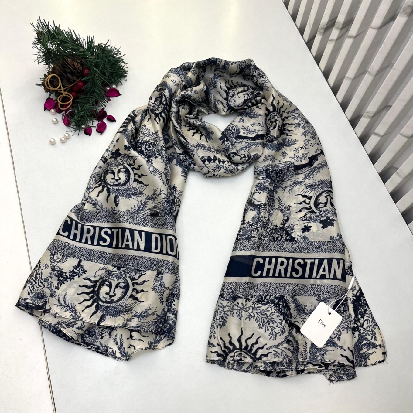 WhatsApp Image 2025-05-16 at 12.10.00 AM (1) Christian Dior Silk Stole