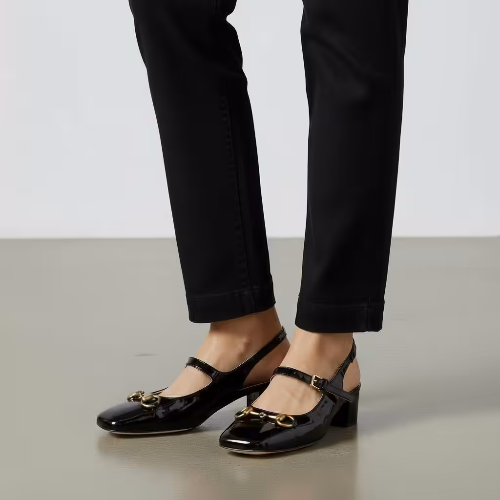 Gucci Horsebit Black Pump For Women