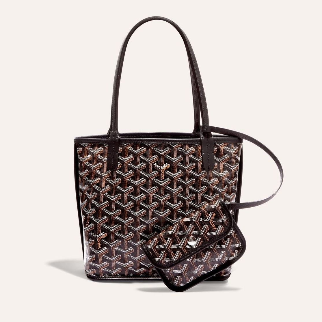 Goyard Anjou Mini Inside Out Black Tote