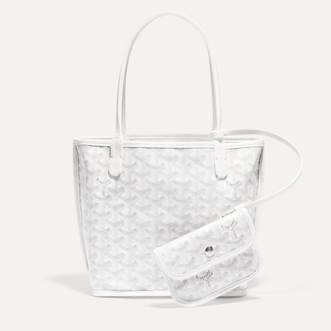 Goyard Anjou Mini Inside Out White Tote