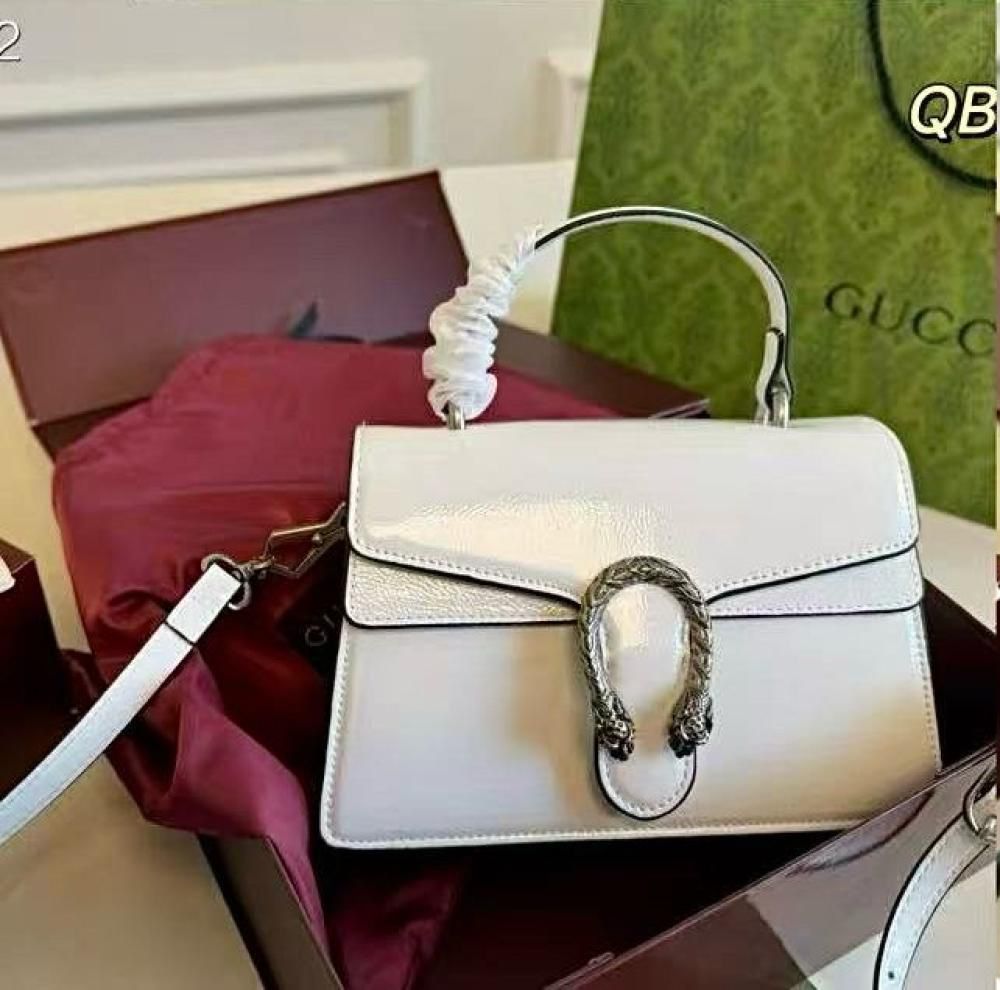 WhatsApp Image 2025-06-04 at 11.08.40 AM Gucci Dionysus Top Handle White Shinny Handbag (With Box)