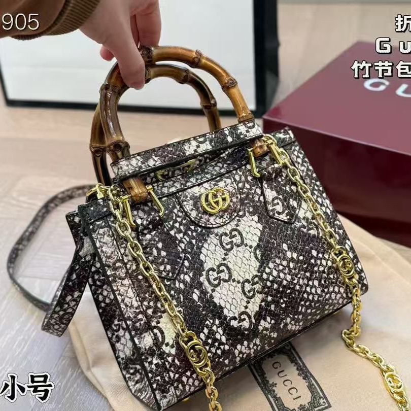 Gucci Diana Python Premium Quality Small Handbag (With Double Box)