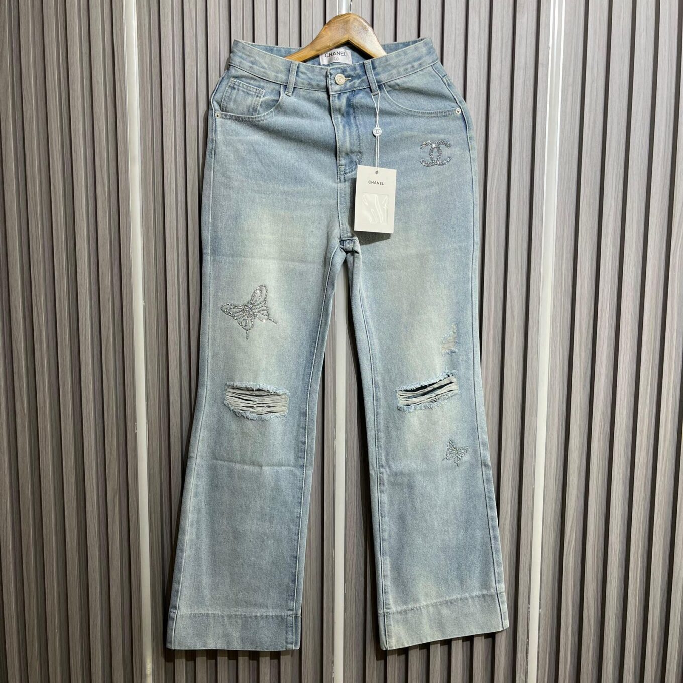 Chanel Relaxed Fit Bootcut Denim For Women