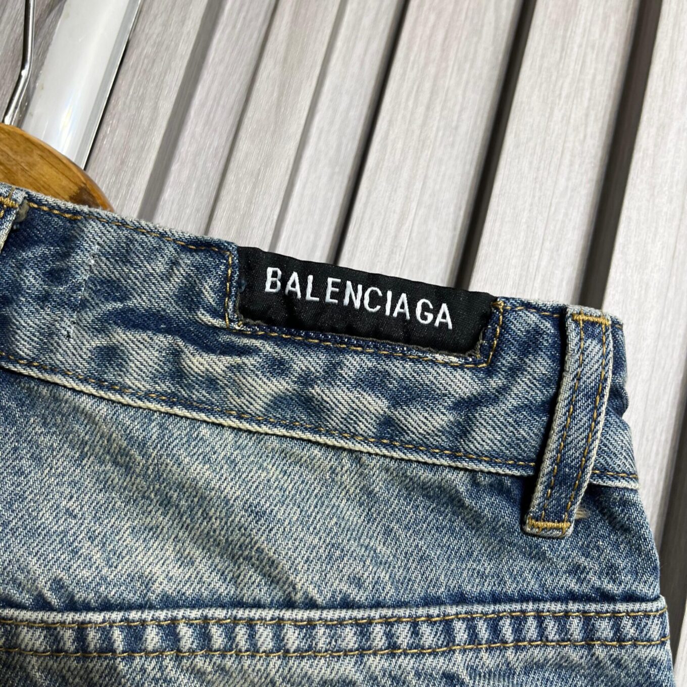 Balenciaga Relaxed Fit Bootcut Denim For Women