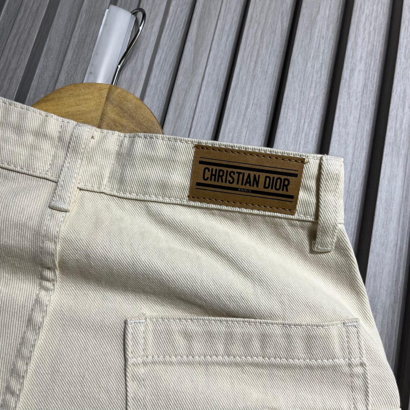 WhatsApp Image 2025-06-05 at 12.50.23 AM Christian Dior Beige Relaxed Fit Denim For Women