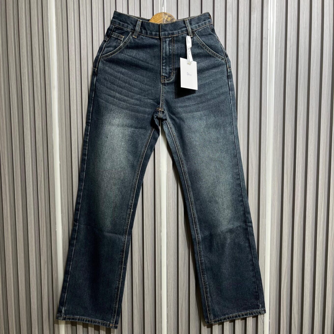 Christian Dior Blue Relaxed Fit Denim For Women