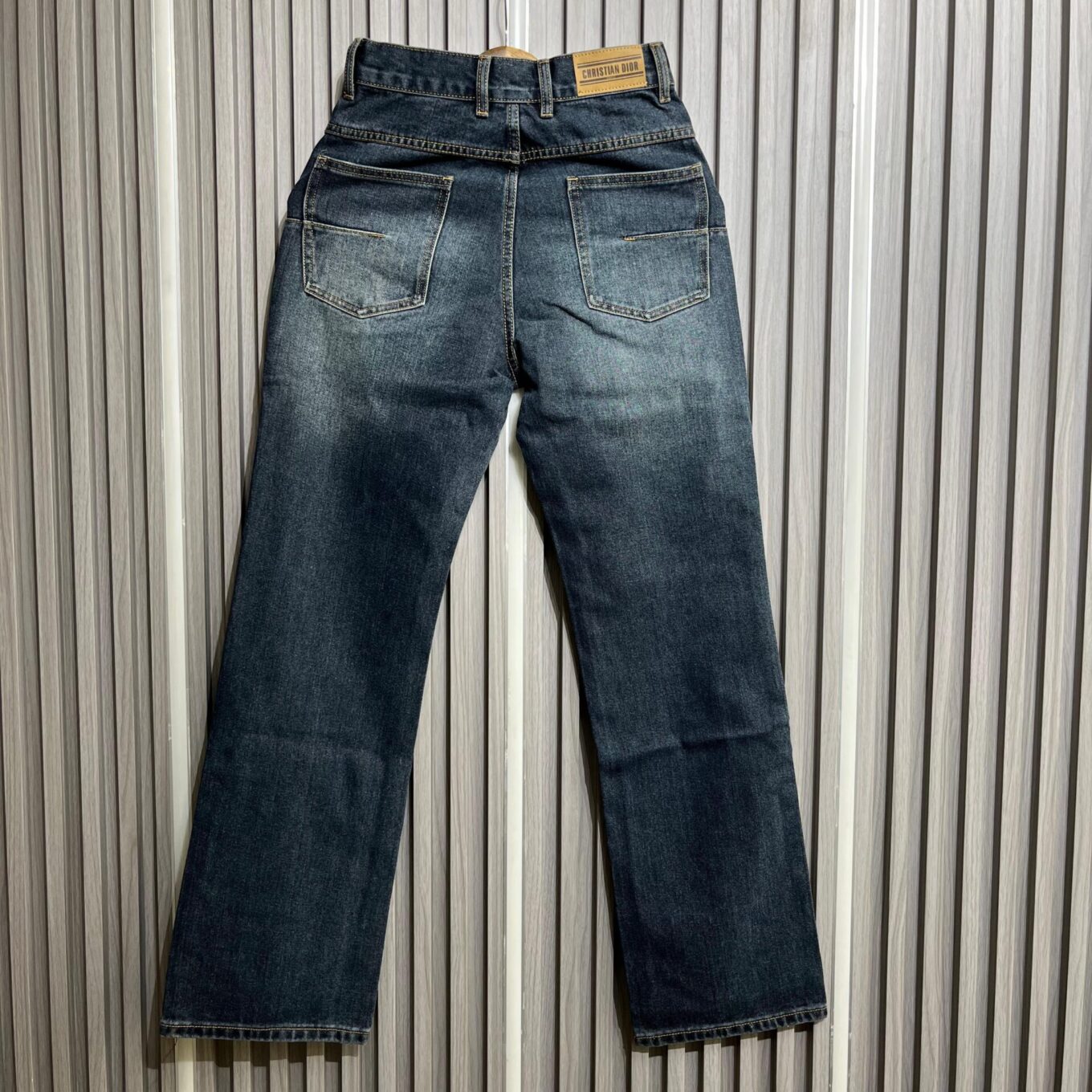 Christian Dior Blue Relaxed Fit Denim For Women