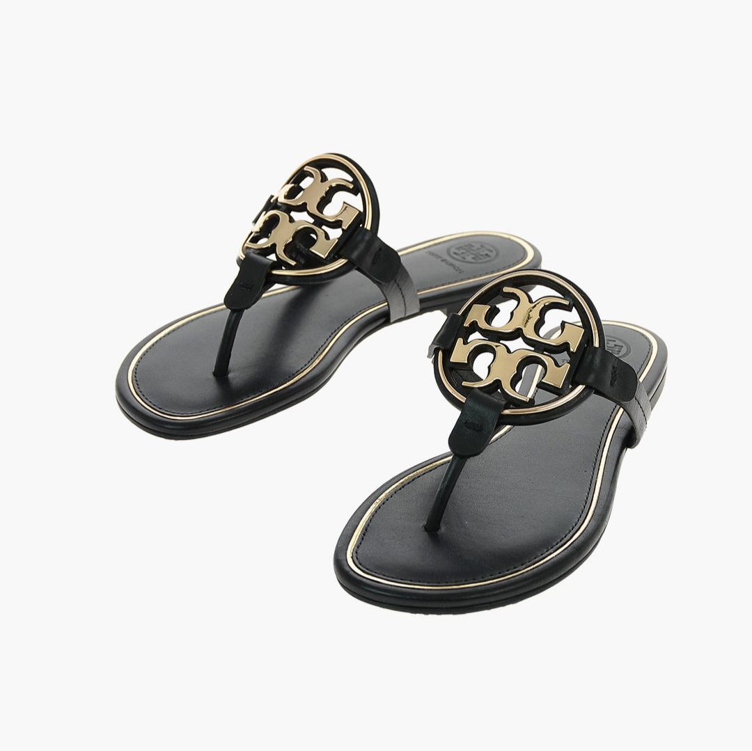 WhatsApp Image 2025-06-11 at 4.04.39 PM (2) Tory Burch Miller Black Thong Sandal For Women
