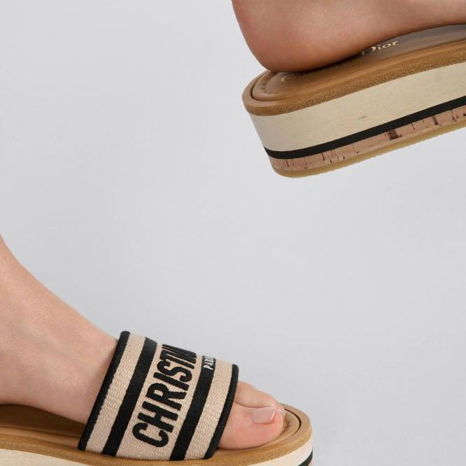 Christian Dior Dway Platform Slide For Women