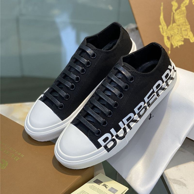 Burberry Logo Vintage Black Unisex Sneaker