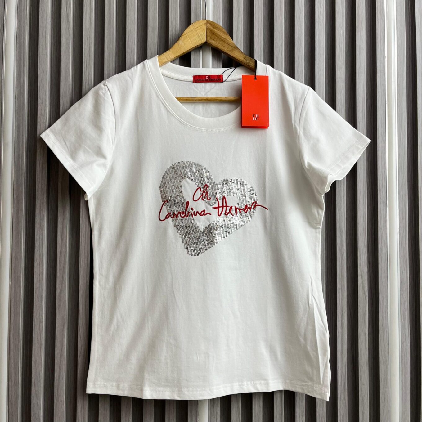 WhatsApp Image 2025-06-16 at 11.03.44 AM Carolina Herrera White Love Tshirt For Women