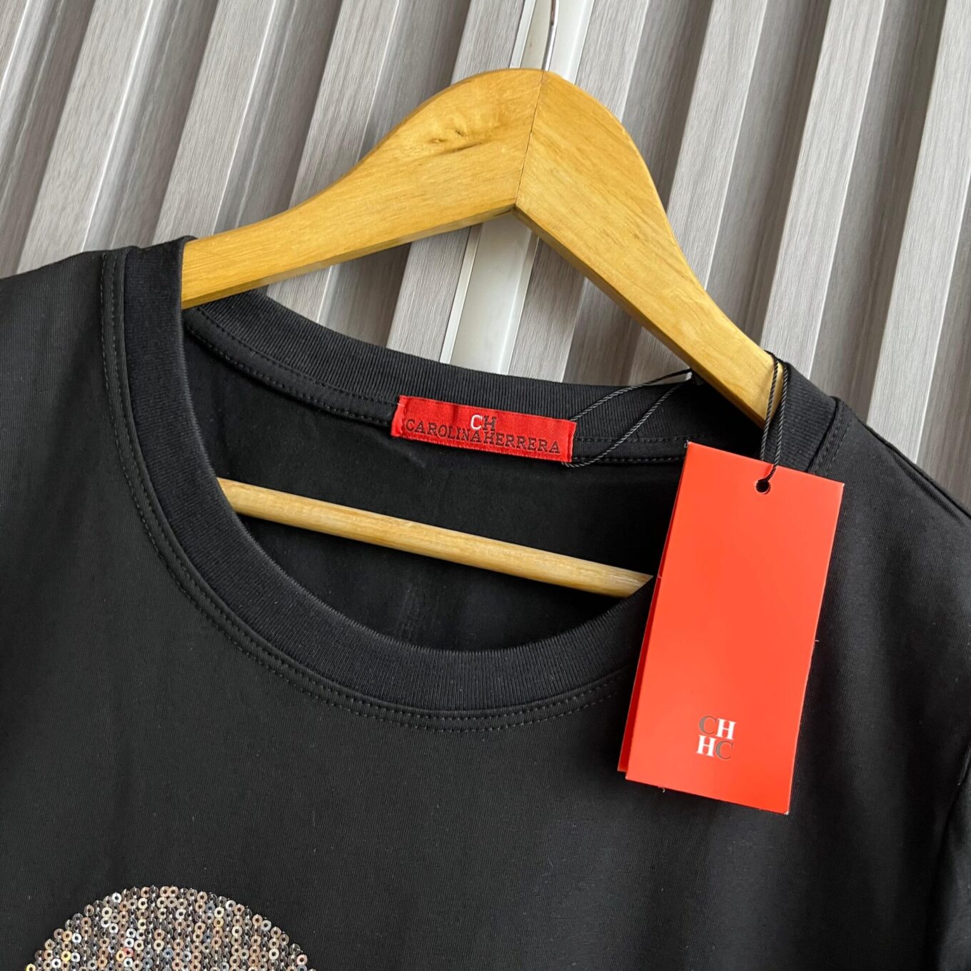 WhatsApp Image 2025-06-16 at 11.05.22 AM (1) Carolina Herrera Black Love Tshirt For Women