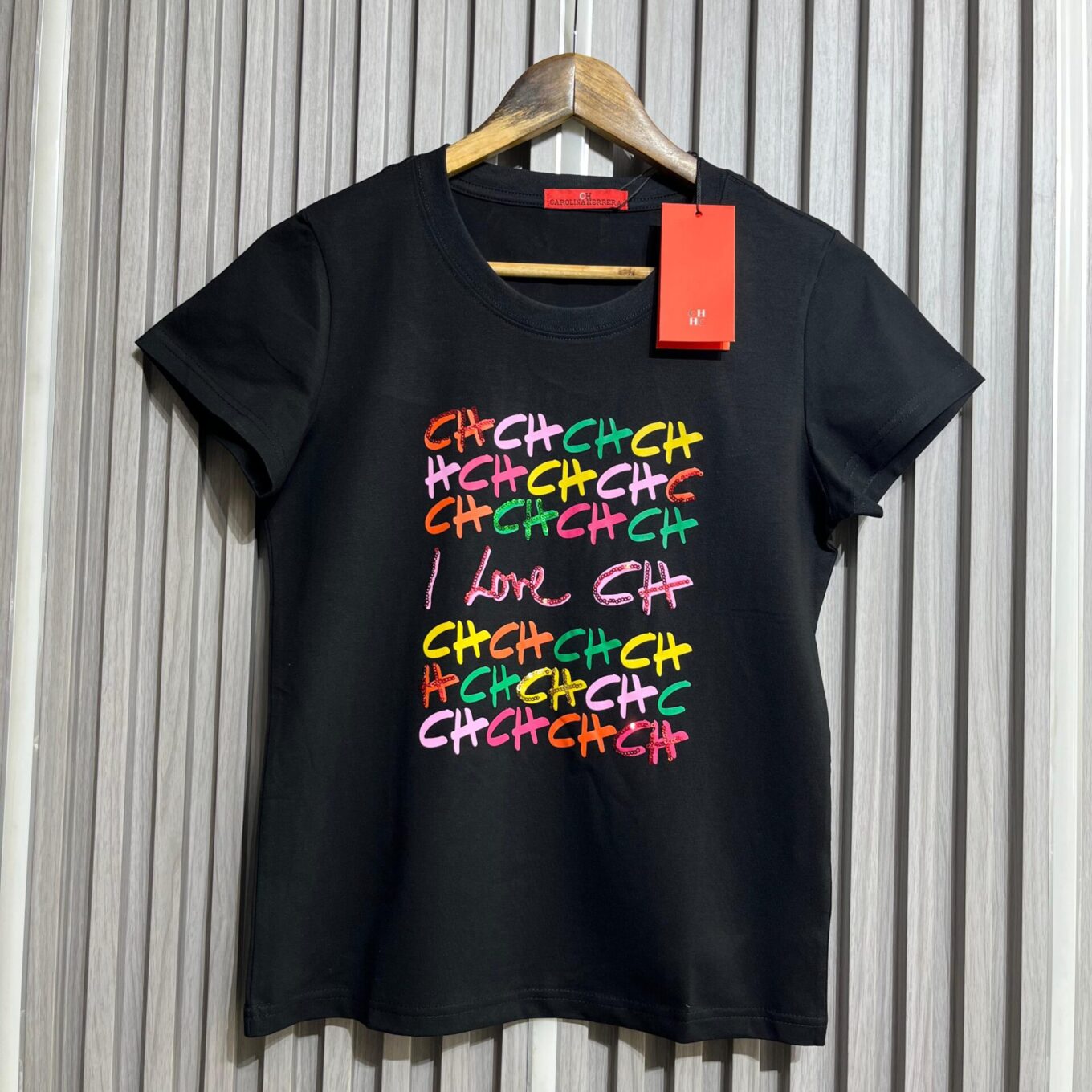 WhatsApp Image 2025-06-16 at 12.59.42 PM Carolina Herrera Black Love Tshirt For Women
