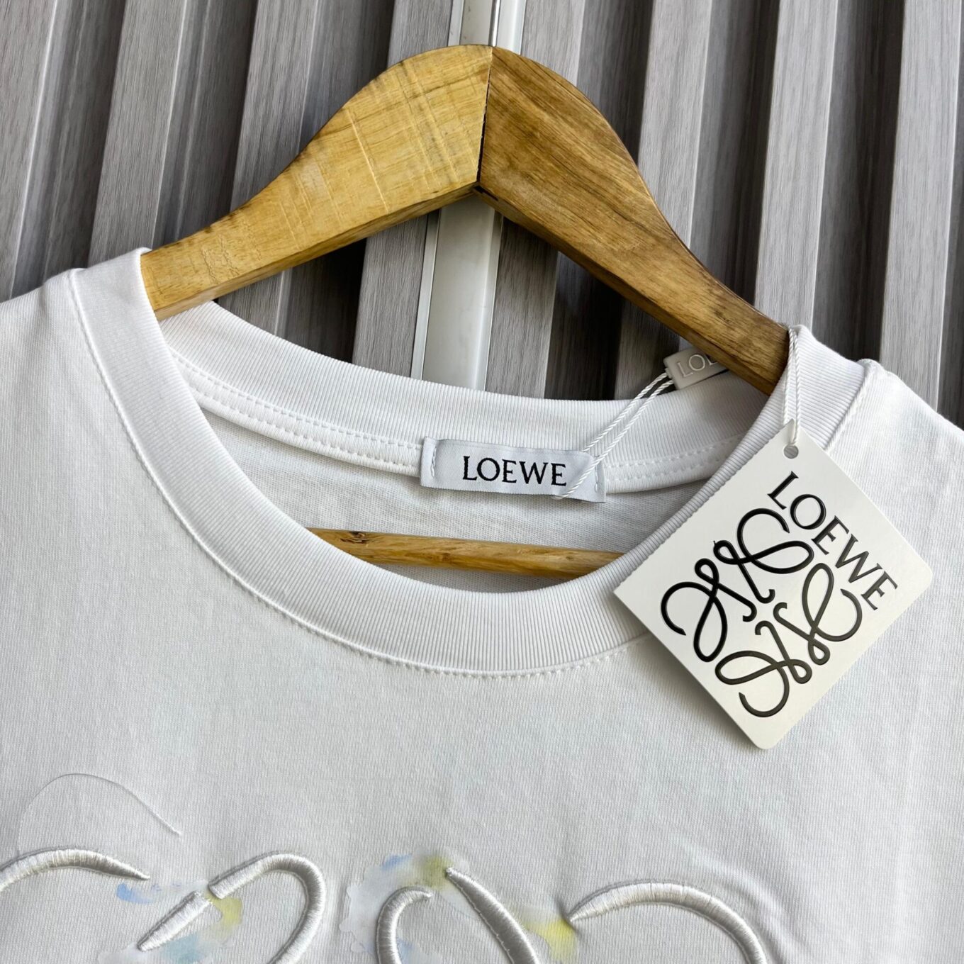 Loewe Octopus White Oversized T-shirt  For Women