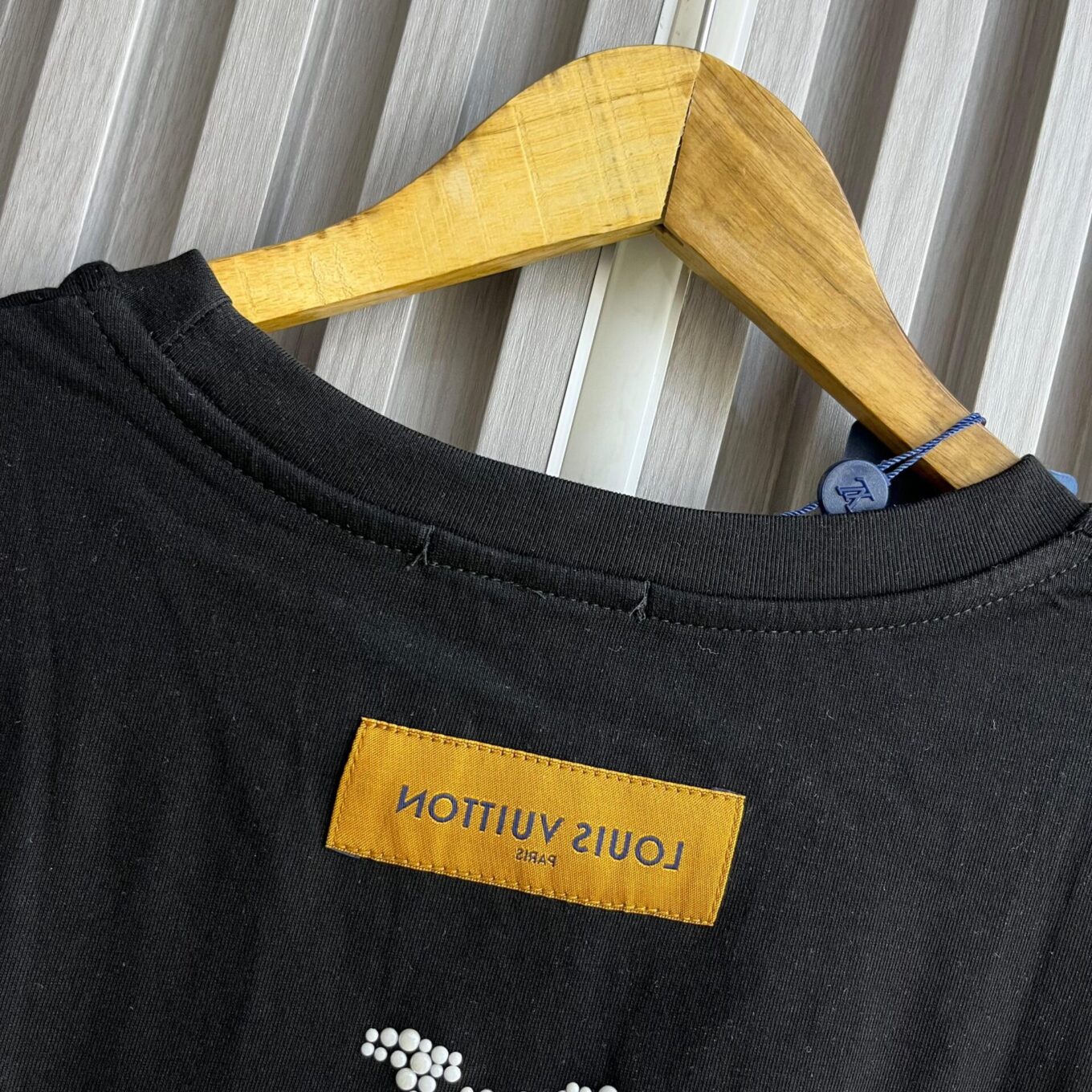 Louis Vuitton Mono Black Oversized T-shirt  For Women