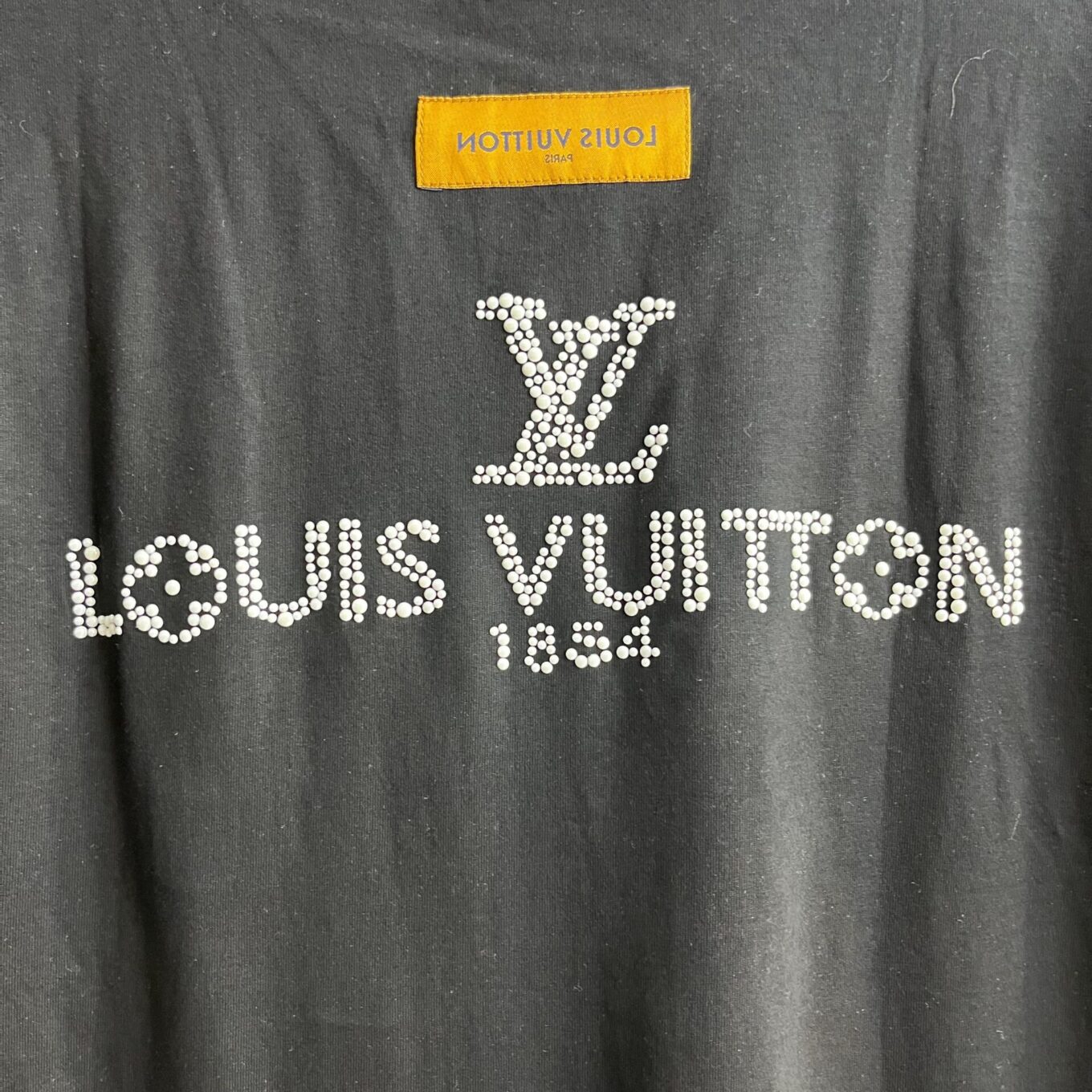 Louis Vuitton Mono Black Oversized T-shirt  For Women