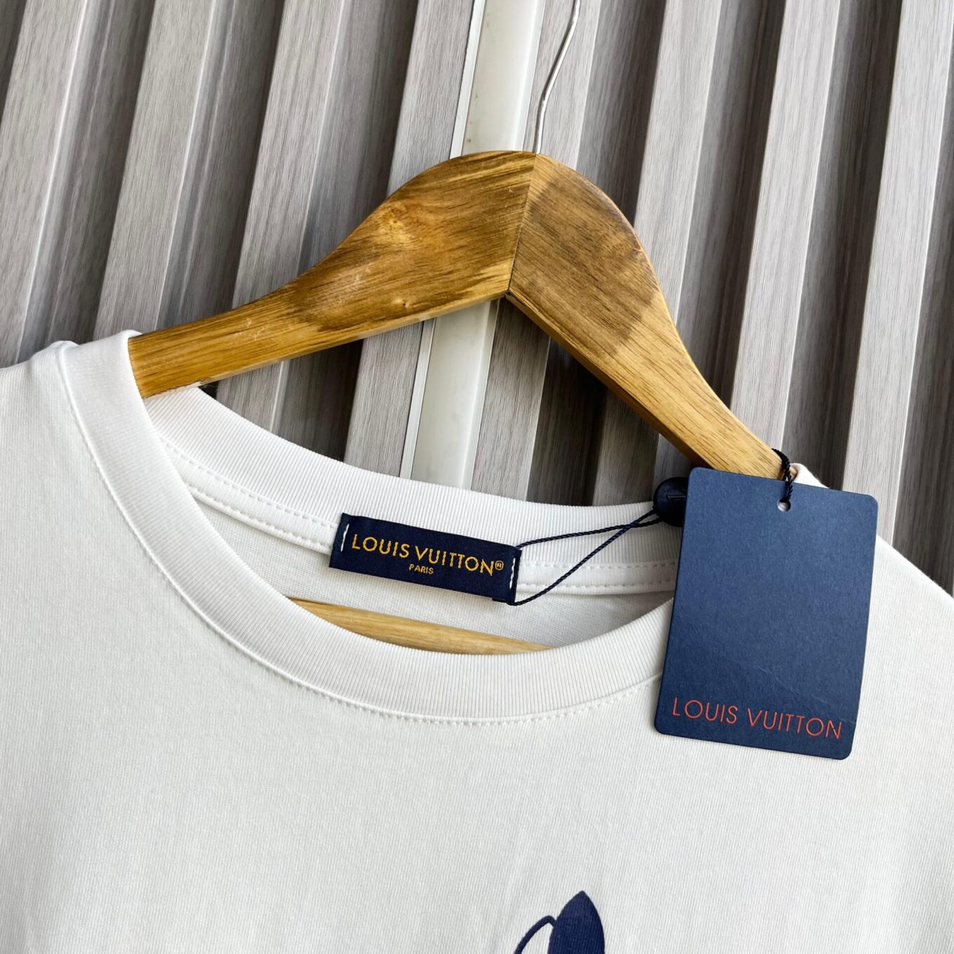 Louis Vuitton White Printed Oversized T-shirt  For Women