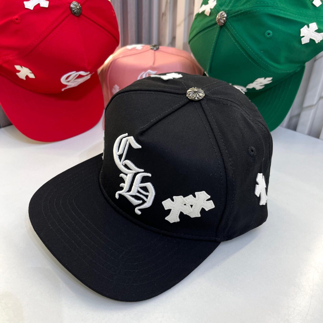 Chromeheart Black Baseball Cap