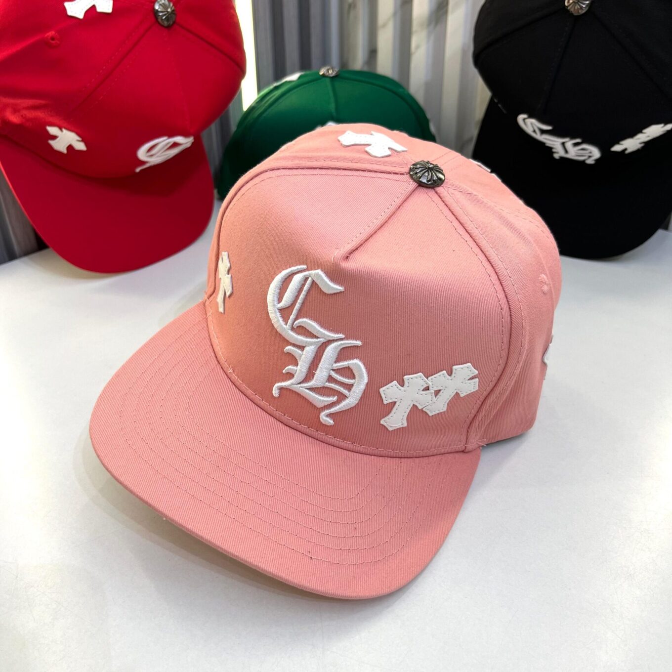 Chromeheart Pink Baseball Cap