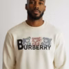Photoroom_20251119_192125 Burberry Teddy White Sweatshirt