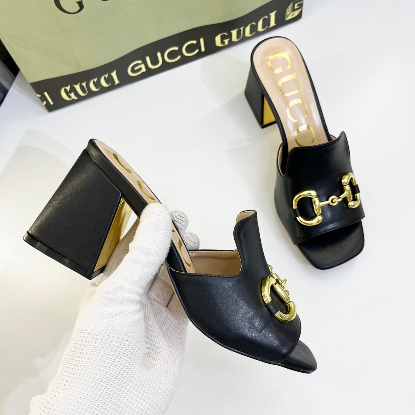WhatsApp Image 2025-07-23 at 3.53.34 PM (1) Gucci Alpha Horsebit Black Mules