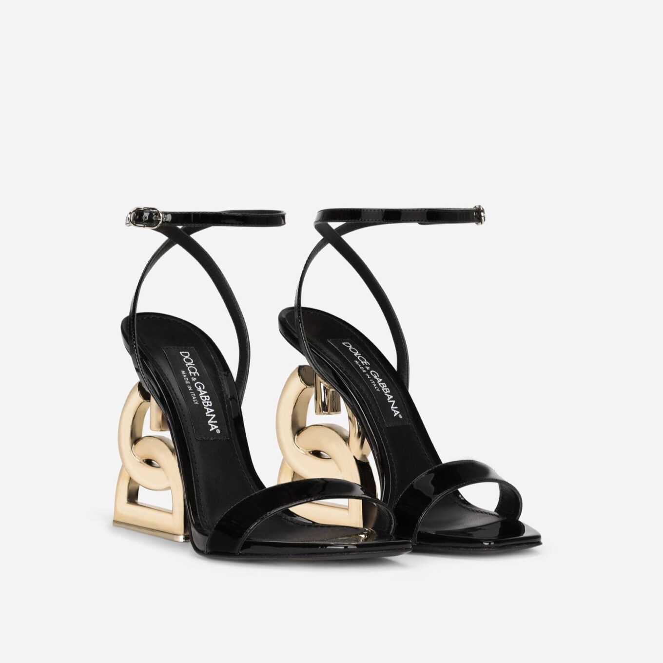 WhatsApp Image 2025-08-13 at 3.59.57 PM (1) D&G Pop Keira Black Sandal