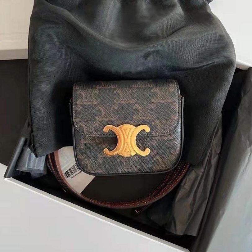 Celine Mini Claude Monogram Sling Bag (With Box)