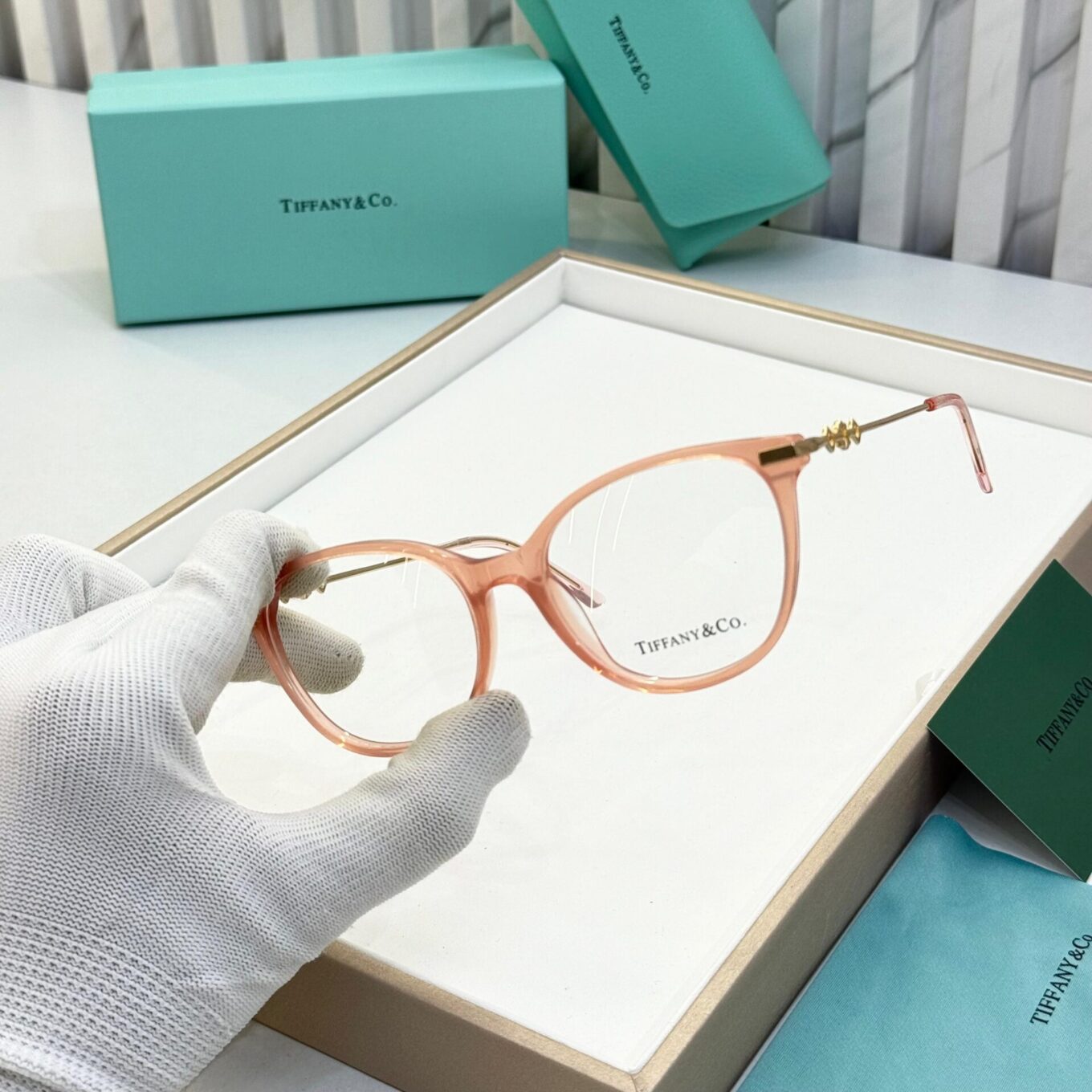 Tiffany & Co. Round Women's Eyeglasses