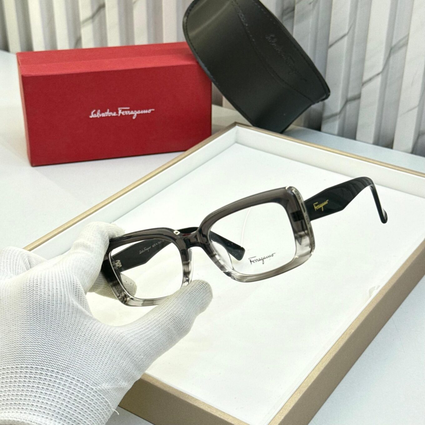 WhatsApp Image 2025-08-17 at 5.53.04 PM (1) Salvatore Ferragamo Rectangular Unisex Eyeglasses