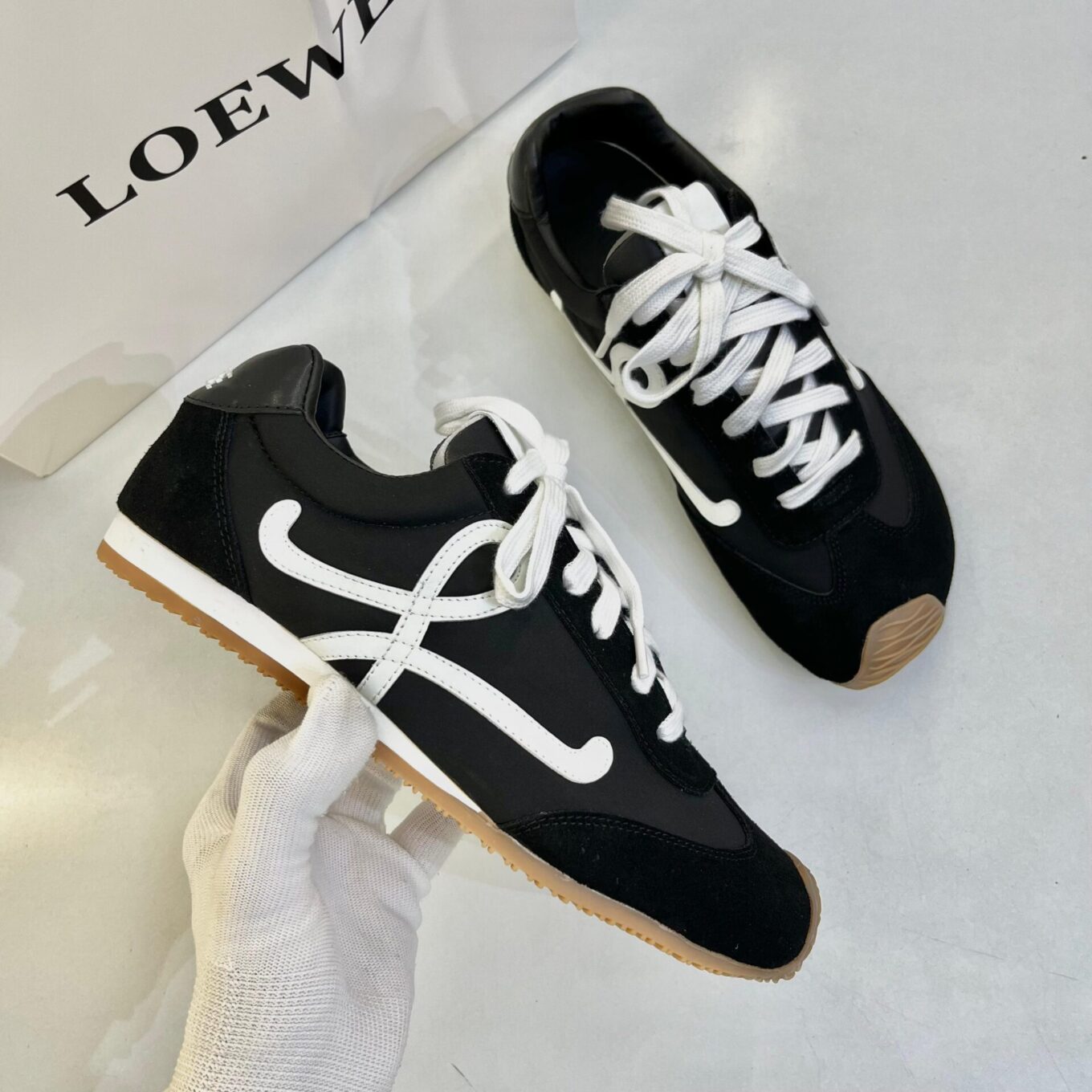 WhatsApp Image 2025-08-20 at 4.55.23 PM Loewe Ballet Black Sneaker