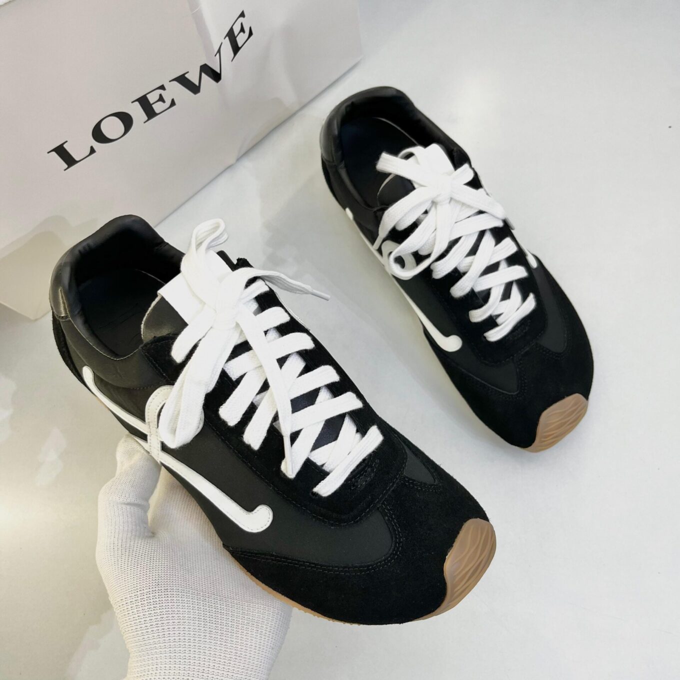WhatsApp Image 2025-08-20 at 4.55.24 PM Loewe Ballet Black Sneaker