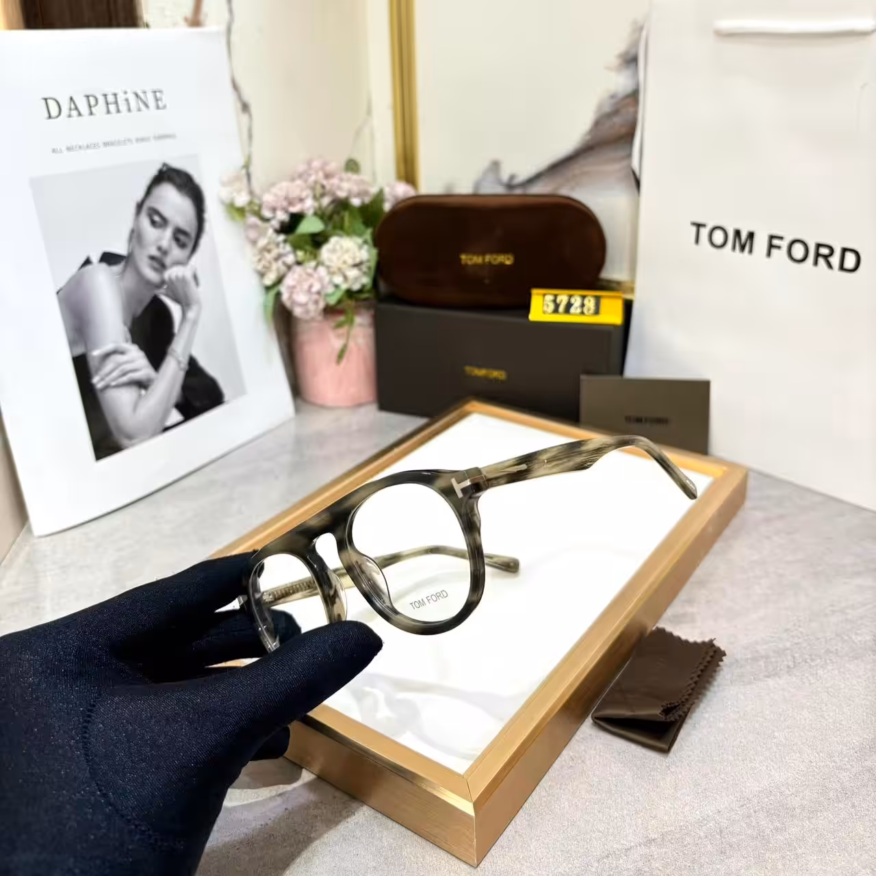 Tomford Round Unisex Eyeglass
