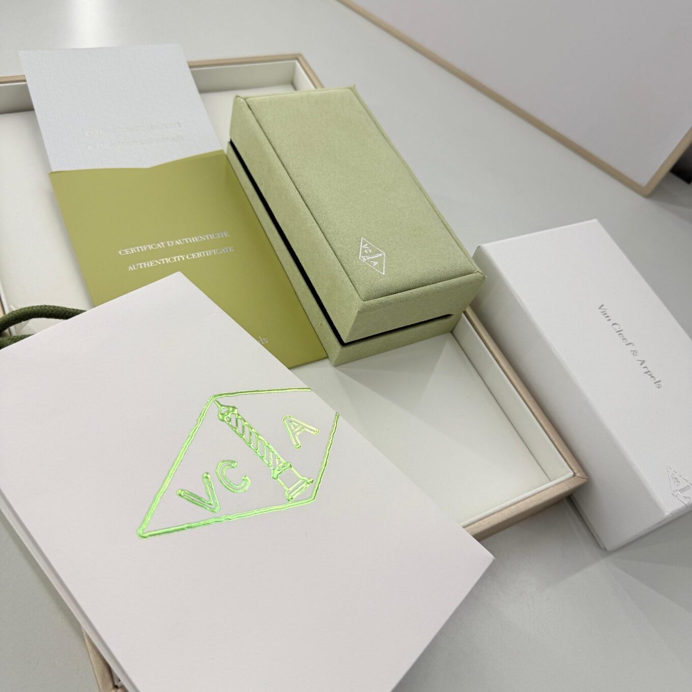 Van Cleef Alhambra Black Clover Gold Color Bracelet