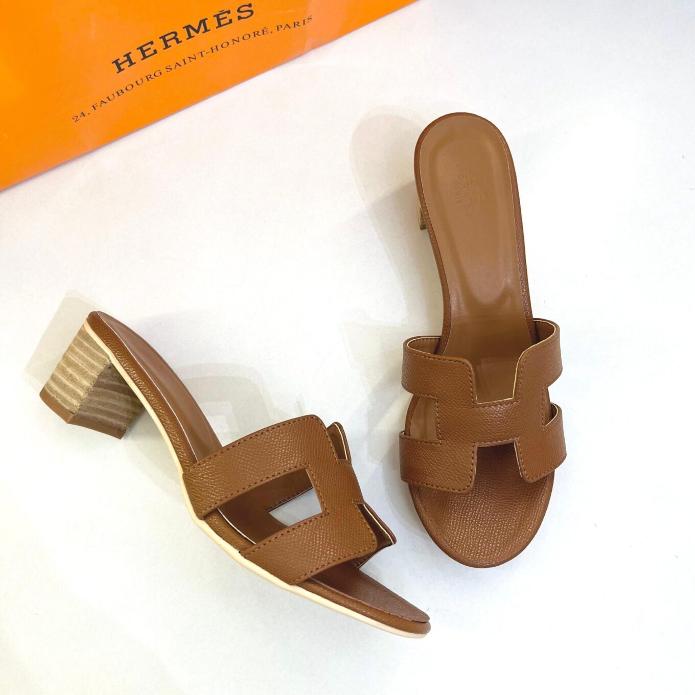 WhatsApp Image 2025-09-06 at 5.06.42 PM (1) Hermes Brown Oasis Sandal