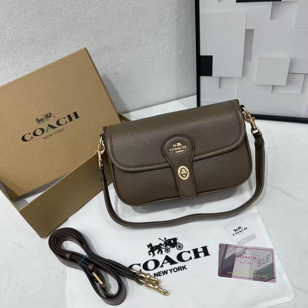 WhatsApp Image 2025-09-06 at 6.54.36 PM Coach Hadley Grey Shoulder Bag (With Box)