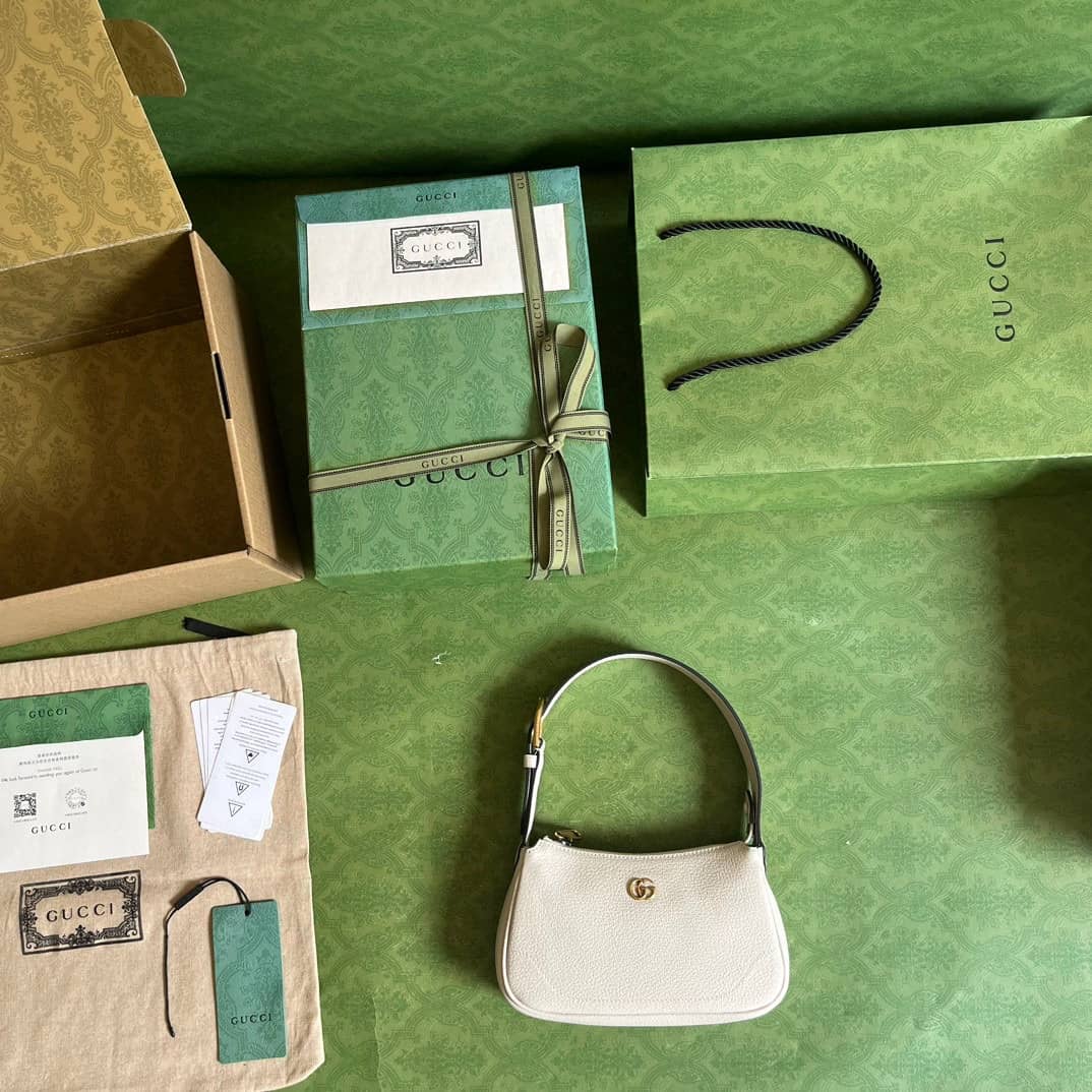Gucci Aphrodite White Premium Shoulder Bag (With Box)