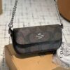 WhatsApp Image 2025-09-07 at 5.34.49 PM (1) Coach Hailey Coffee Black shoulder Bag (With Box)