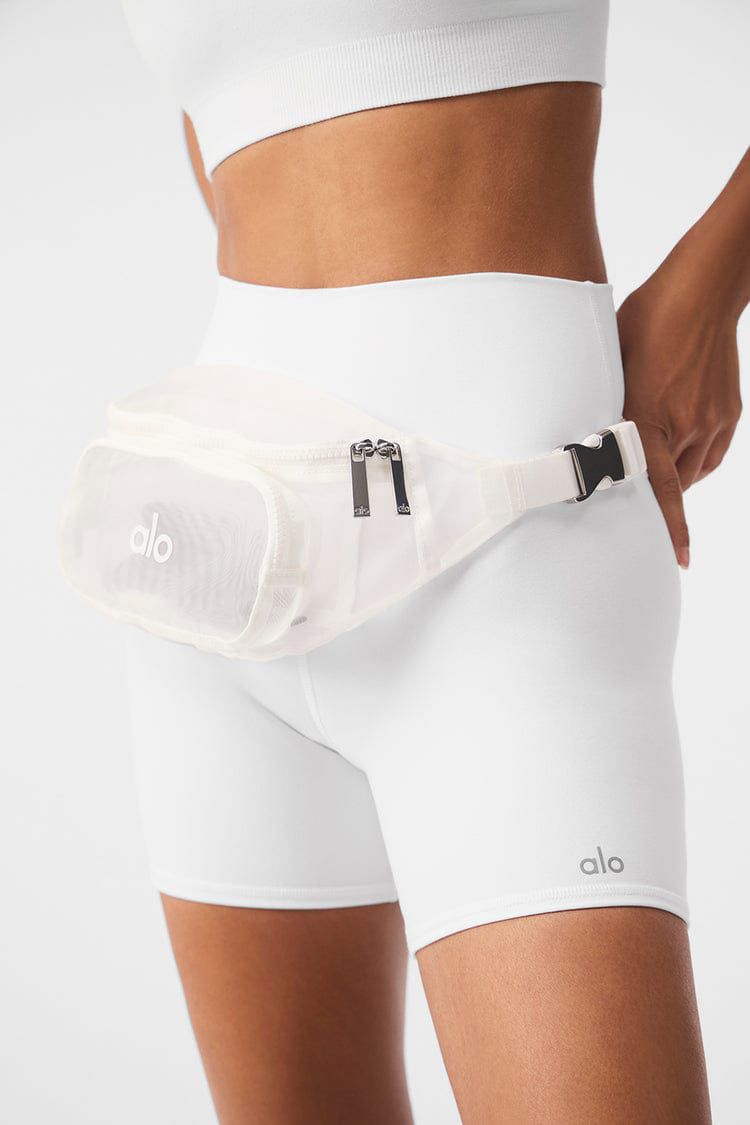 Alo Yoga White Fanny Pack Bag
