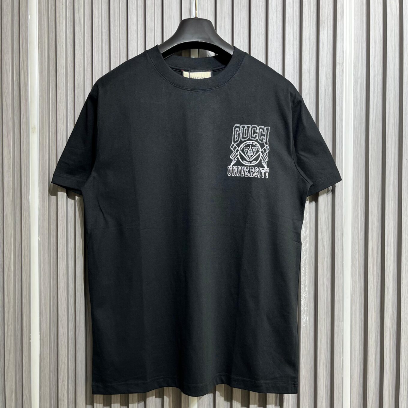 Gucci University Black T-shirt for Men